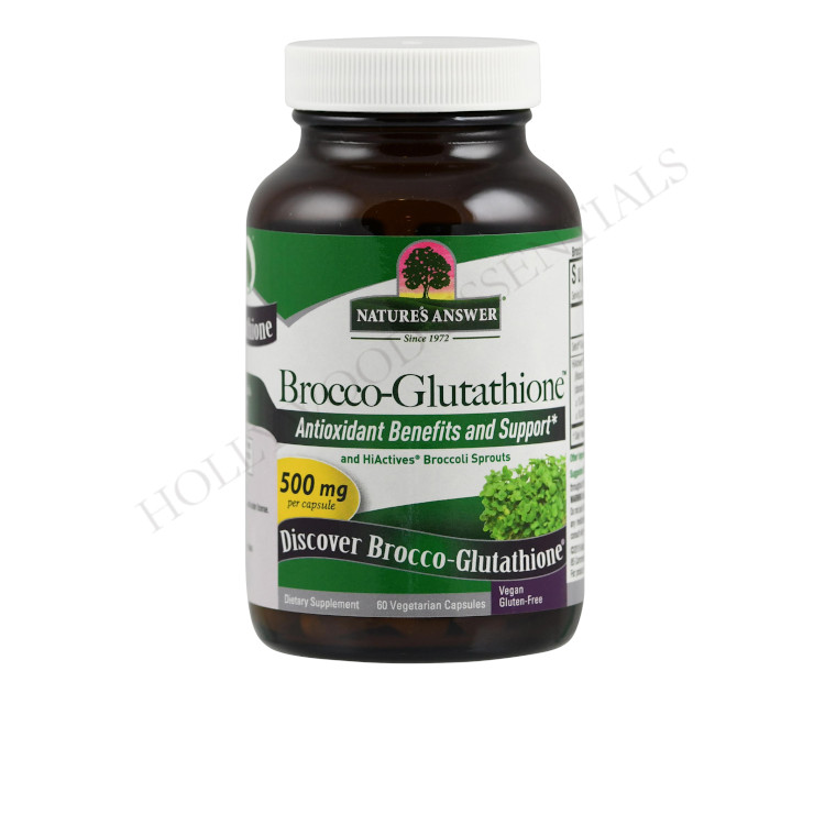 Brocco-Glutathione Skin Whitening Supplement Pills - 60 Capsules