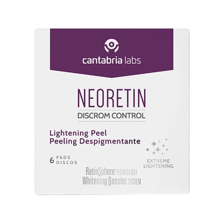 Neoretin Discrom Control Skin Whitening Lightening Peel Pads, 6ml