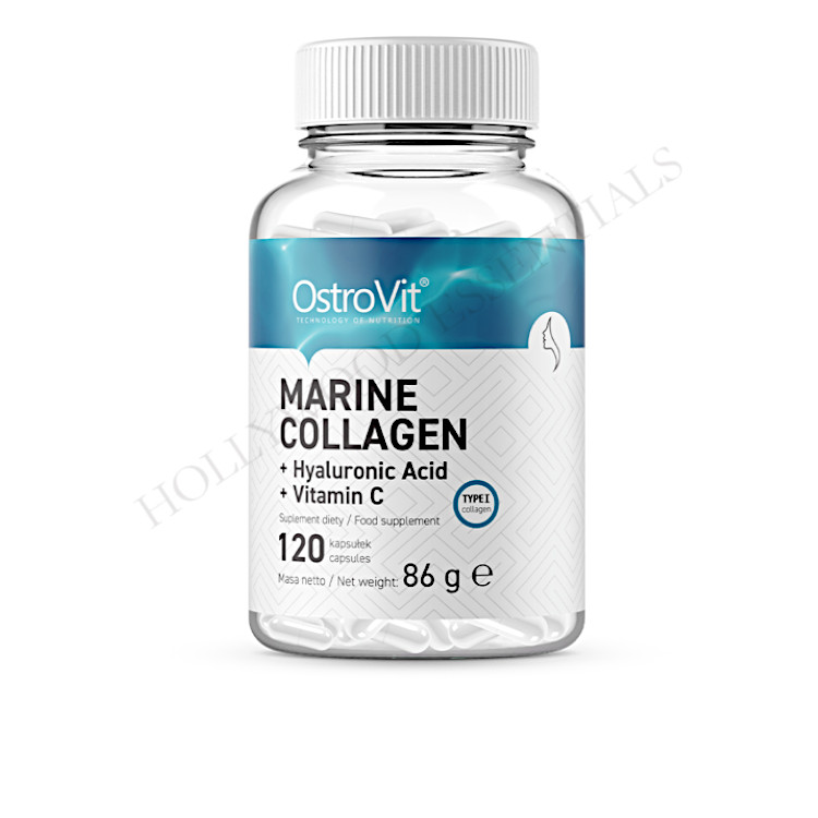 OstroVit Marine Collagen Skin Whitening Supplement Pills - 120 Capsules